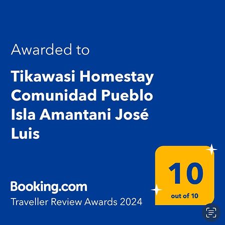 Tikawasi Homestay Comunidad Pueblo Isla Amantani Jose Luis Ocosuyo Екстериор снимка